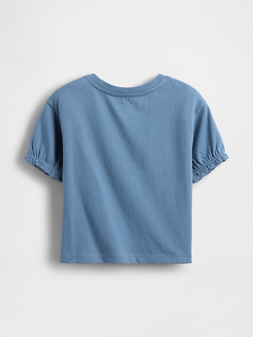 gap × disney baby- und kleinkind-t-shirt mit rüschenärmeln