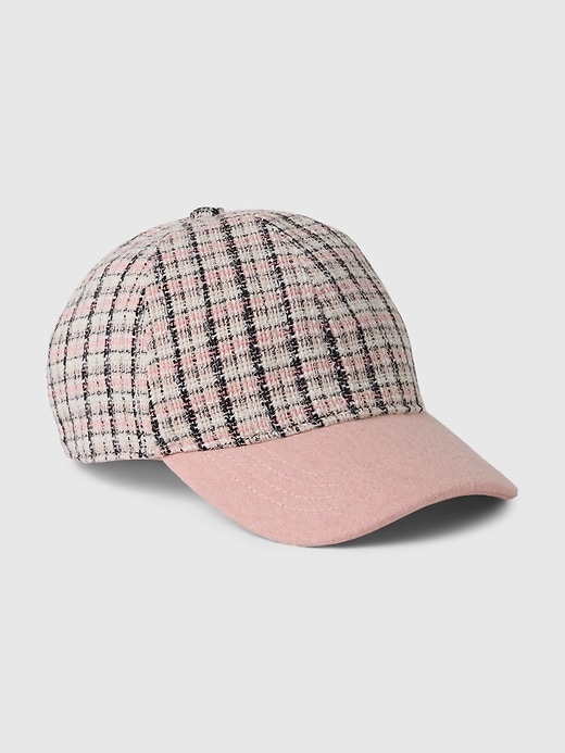 baseballkappe aus tweed für kinder