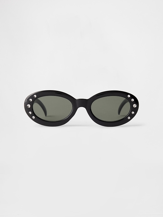 retro-sonnenbrille für kinder oval