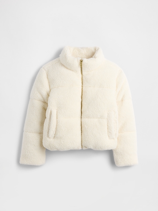 sherpa-steppjacke für kinder