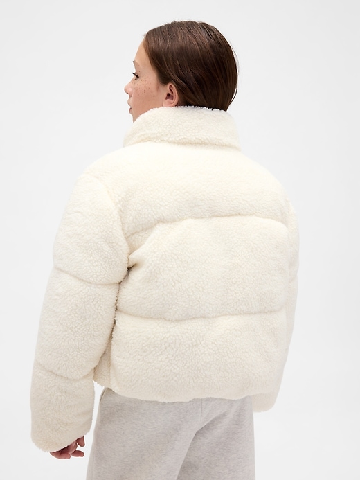 sherpa-steppjacke für kinder