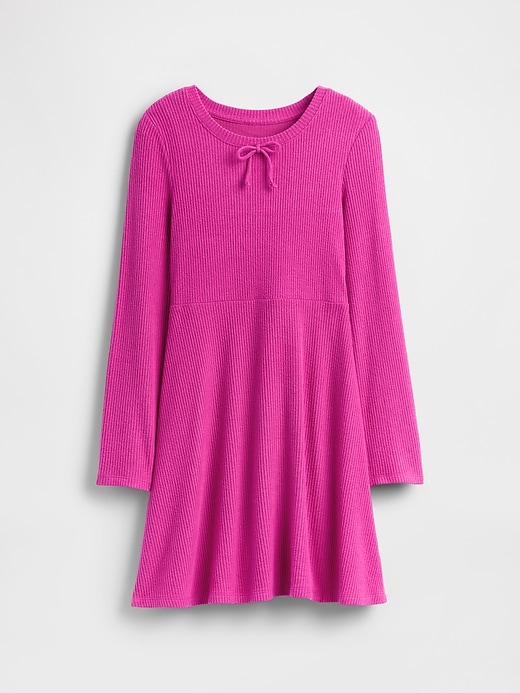 kinderkleid aus weichem rippengewebe