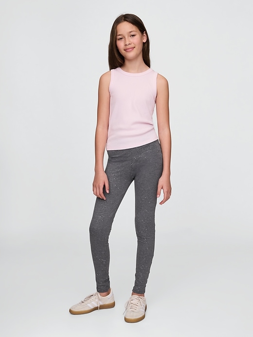 glitzernde leggings für kinder
