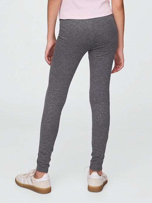 glitzernde leggings für kinder