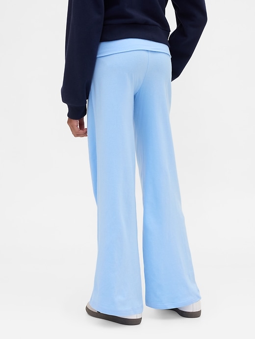 leggings für kinder mit weitem bein und umklappbarem bein