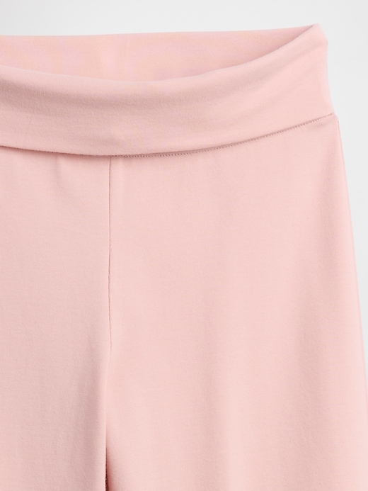 leggings für kinder mit weitem bein und umklappbarem bein