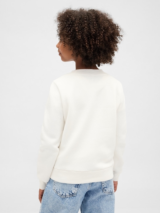 kinder-sweatshirt mit grafiklogo