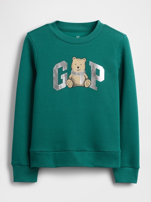 kinder-sweatshirt mit grafiklogo