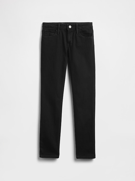 kinder-skinny-jeans mit mittelhohem bund