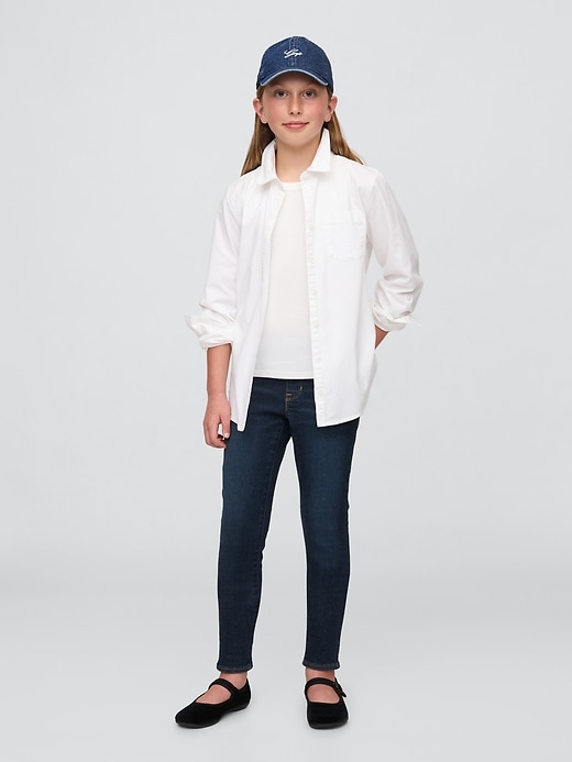 kinder-jeggings mit mittelhohem bund zum hineinschlüpfen