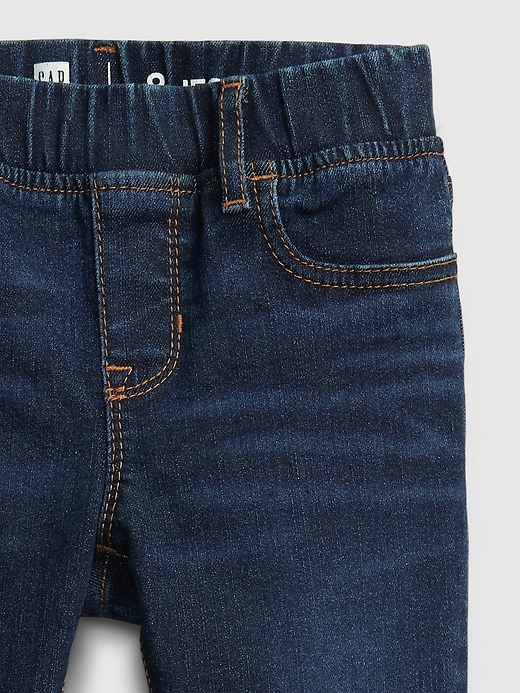 kinder-jeggings mit mittelhohem bund zum hineinschlüpfen