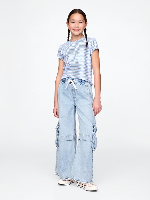 ultraweiche baggy cargo jeans für kinder