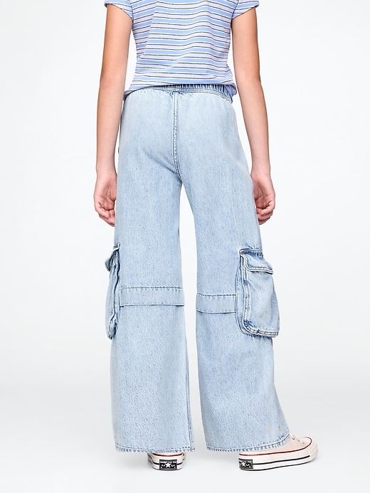 ultraweiche baggy cargo jeans für kinder