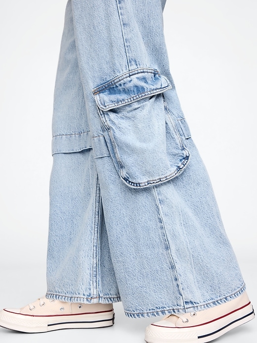 ultraweiche baggy cargo jeans für kinder
