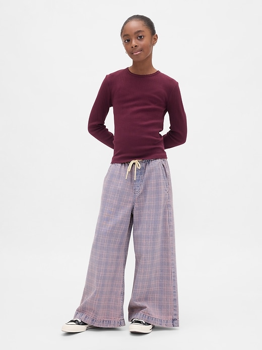 kinder-jeans mit niedrigem bund bequemer baggy-style