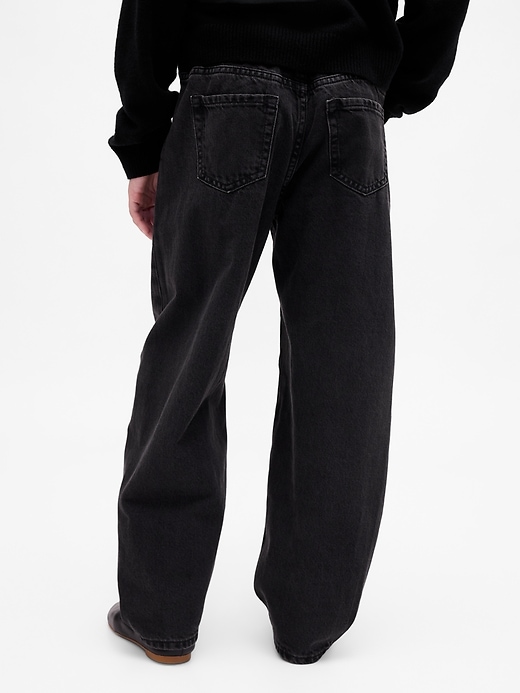 kinder-jeans mit hohem bund und nieten easy barrel jeans