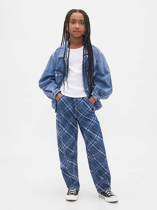 kinder high rise easy barrel jeans