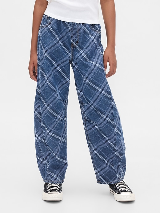 kinder high rise easy barrel jeans