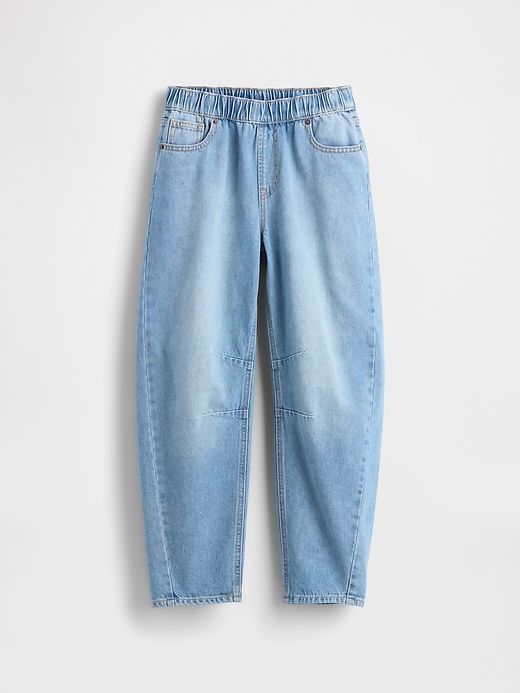 kinder high rise easy barrel jeans