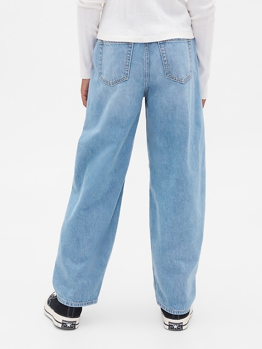 kinder high rise easy barrel jeans