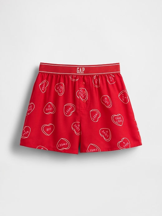 kinder-pyjama-boxershorts aus recyceltem flanell