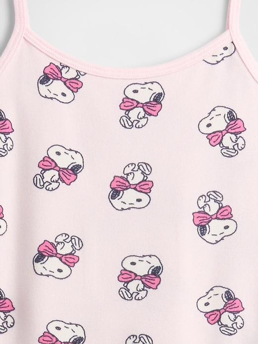 snoopy pyjama-set aus recyceltem material für kinder