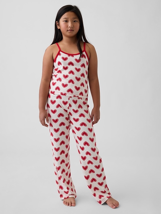 kinder-pyjama-set aus recyceltem material