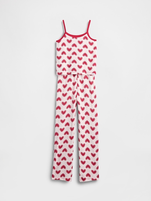 kinder-pyjama-set aus recyceltem material