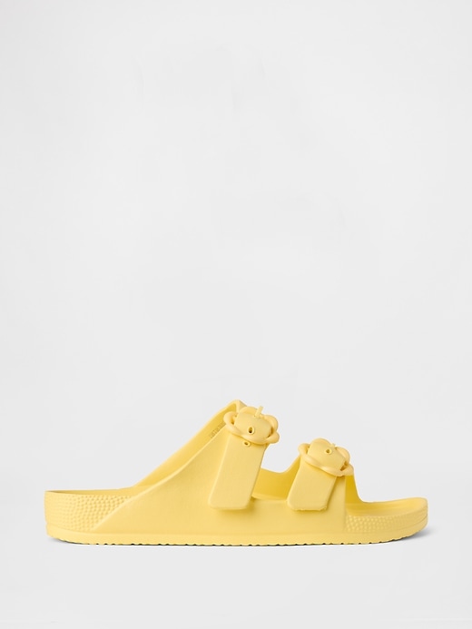 eva-sandalen für kinder mit blumenschnalle