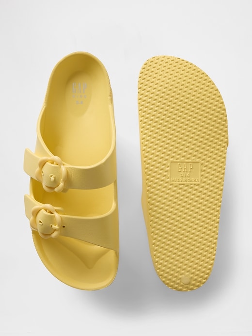 eva-sandalen für kinder mit blumenschnalle
