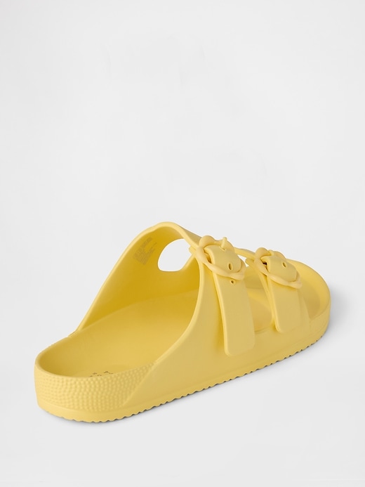 eva-sandalen für kinder mit blumenschnalle