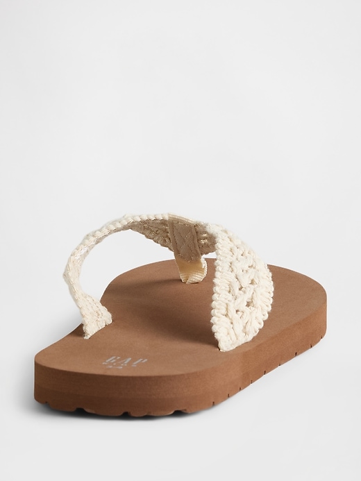 gehäkelte flip-flops für kinder