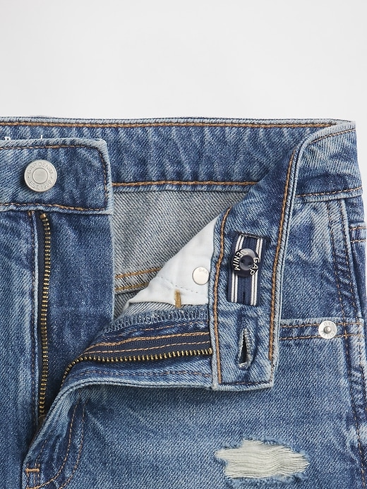 high-waist-jeansrock für kinder