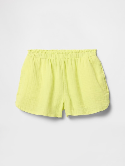 kinder-shorts aus knittergaze leicht zu tragen