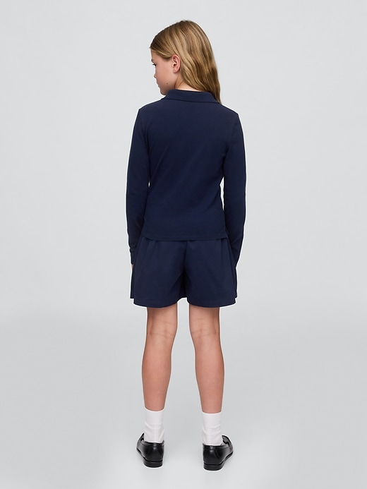 kinderuniform faltenrock khaki einfacher skort
