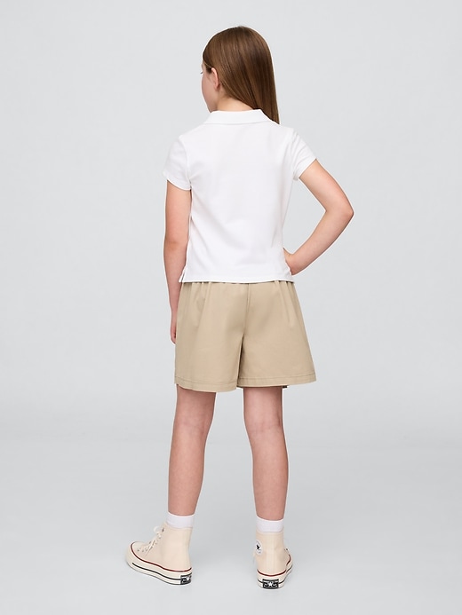 kinderuniform faltenrock khaki einfacher skort