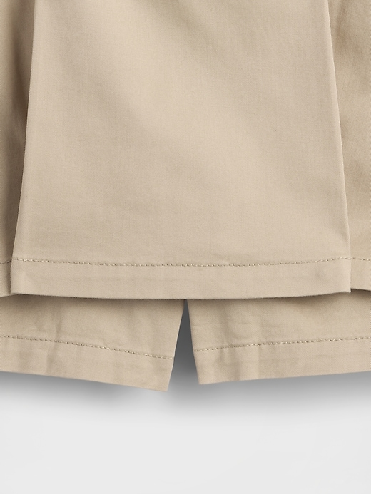 kinderuniform faltenrock khaki einfacher skort