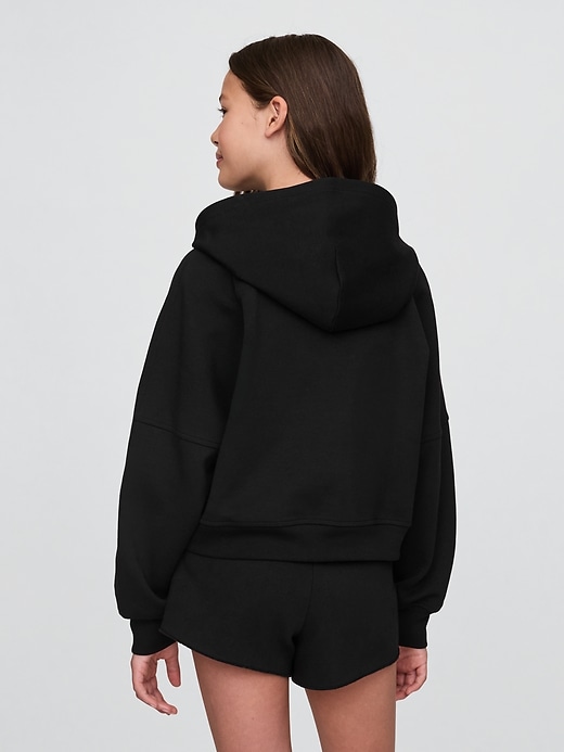 vintagesoft kinder-pullover mit halbem reißverschluss