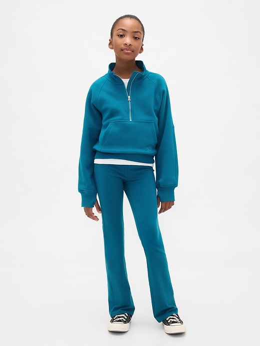 vintagesoft kinder-pullover mit halbem reißverschluss