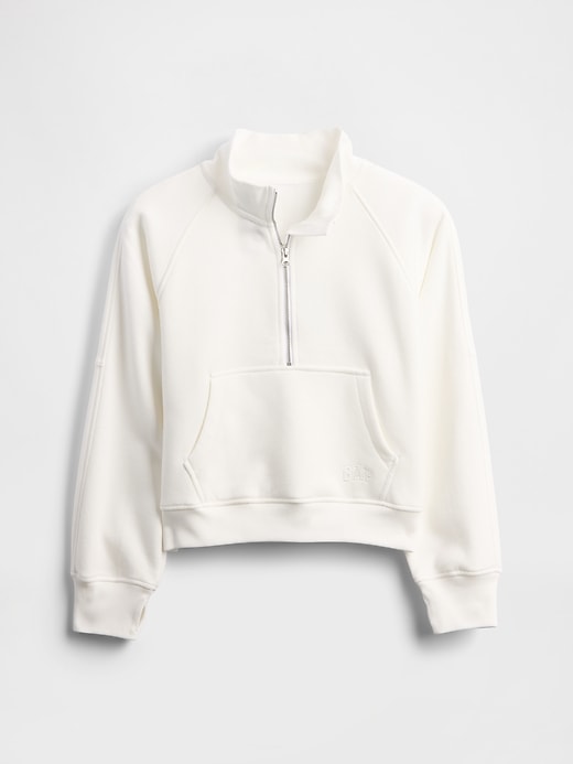vintagesoft kinder-pullover mit halbem reißverschluss