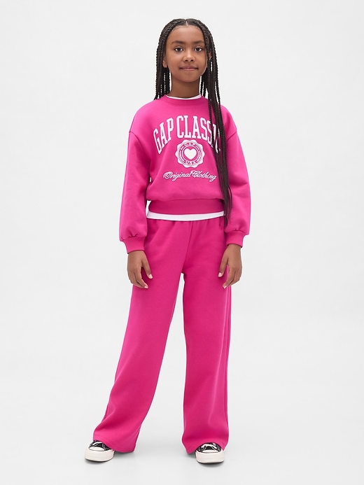 vintage-sweatpants für kinder weich und locker geschnitten