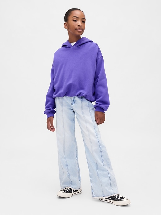 vintagesoft oversized bubble hoodie für kinder