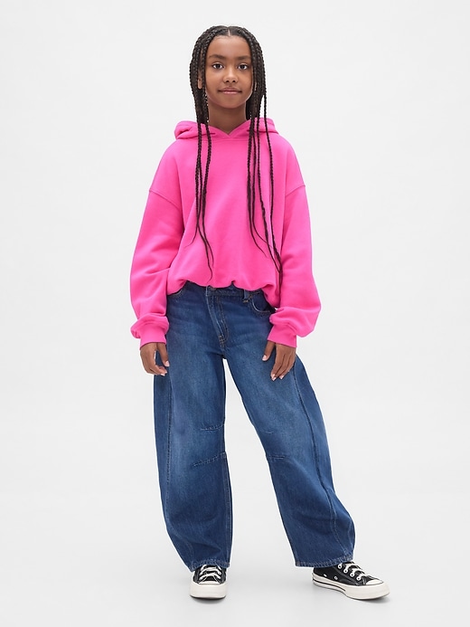 vintagesoft oversized bubble hoodie für kinder
