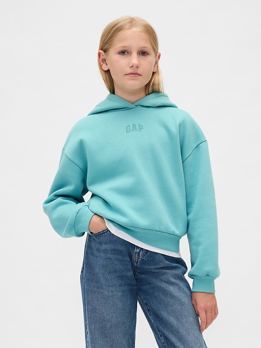 vintagesoft logo-hoodie für kinder