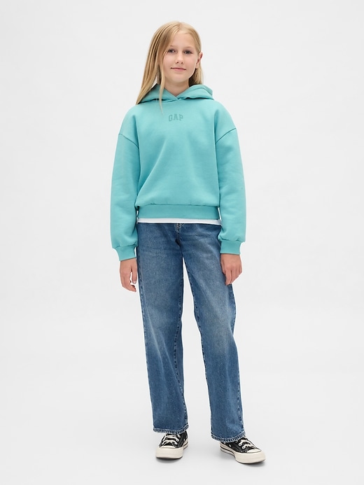 vintagesoft logo-hoodie für kinder