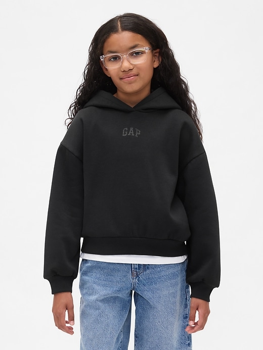 vintagesoft logo-hoodie für kinder