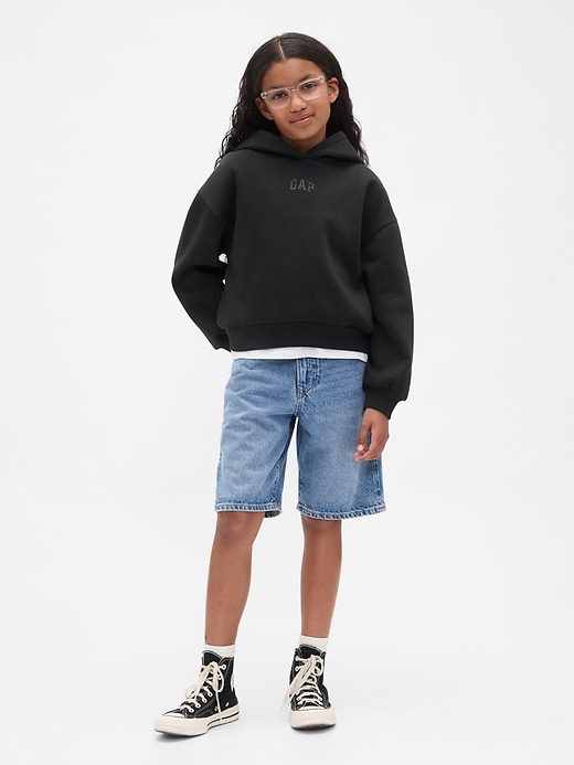 vintagesoft logo-hoodie für kinder