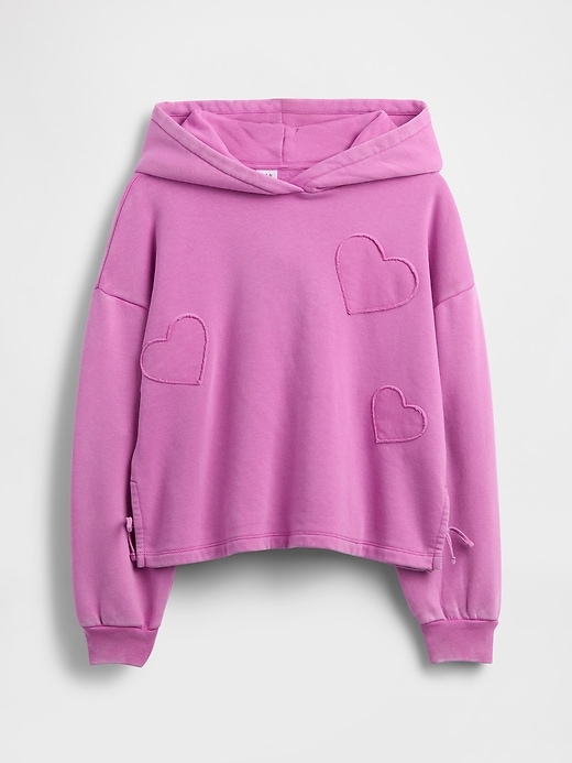 vintagesoft relaxed patch hoodie für kinder