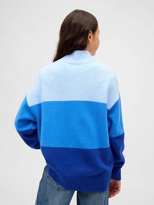 kinder cashsoft streifen-tunika-pullover