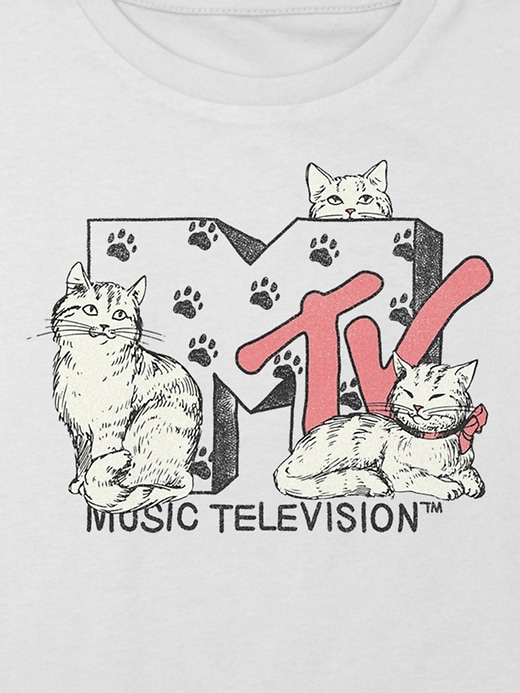kinder-t-shirt mit mtv-katzen-motiv